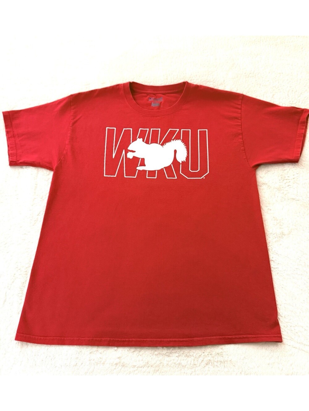 Champion WKU Western Kentucky Hilltoppers Red Graphic T Shirt Men’s L